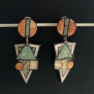 Vintage Lee Sands Clip On Earrings.